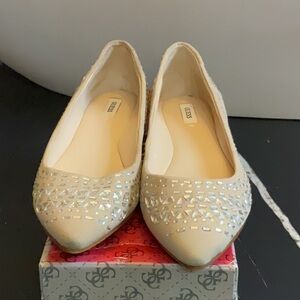 Guess Cream Lace Flats